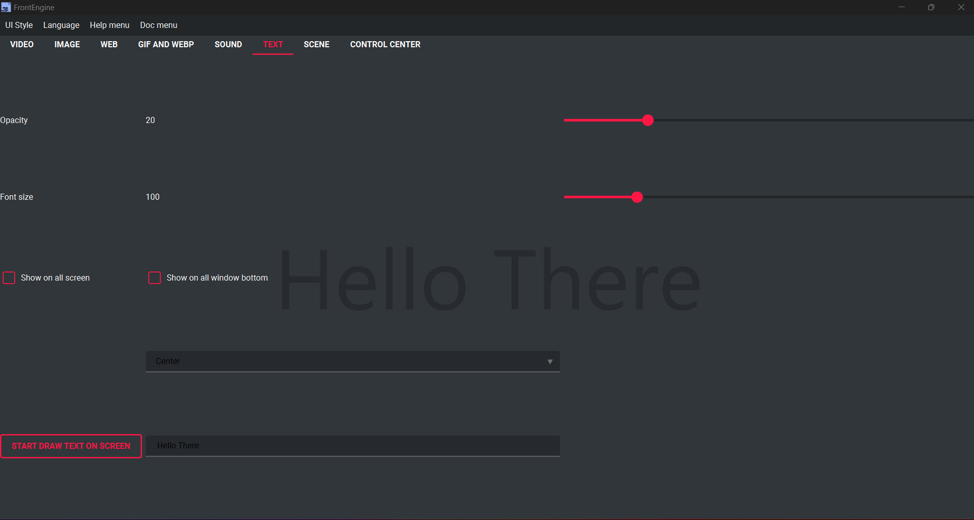 FrontEngine Screenshot 3