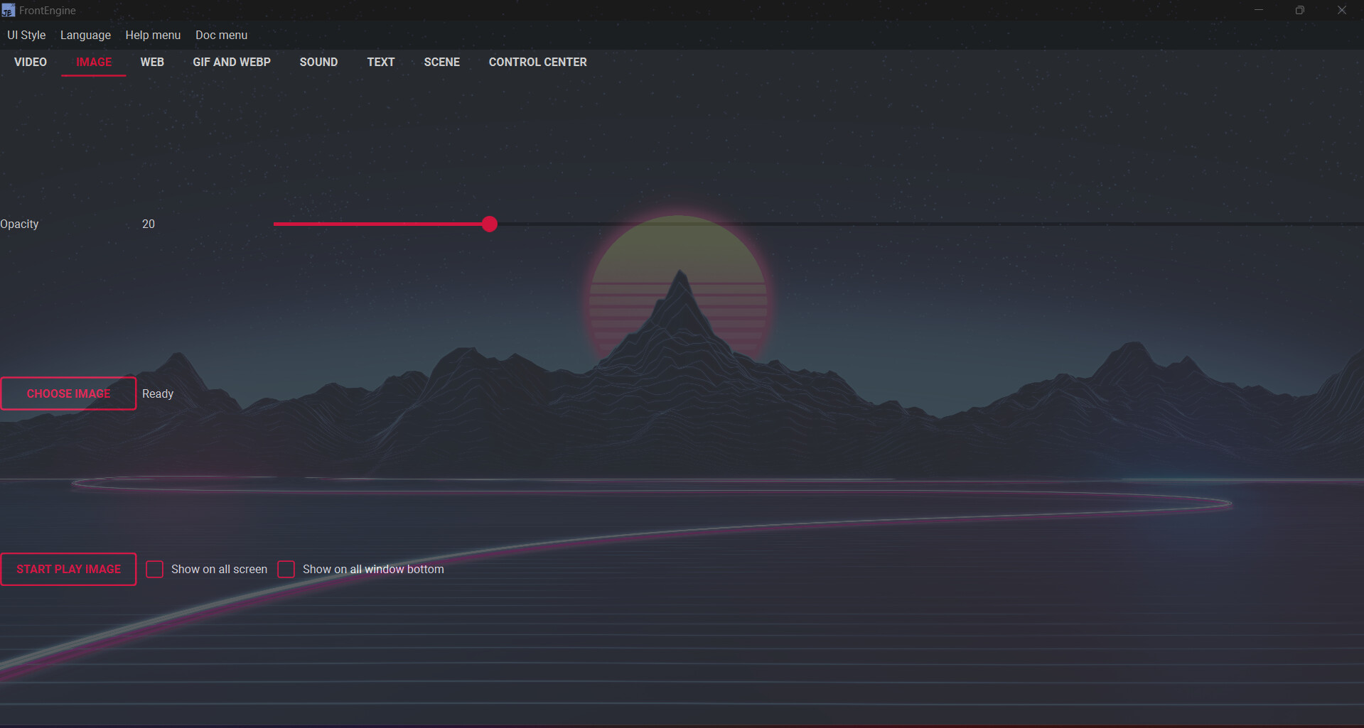 FrontEngine Screenshot 1