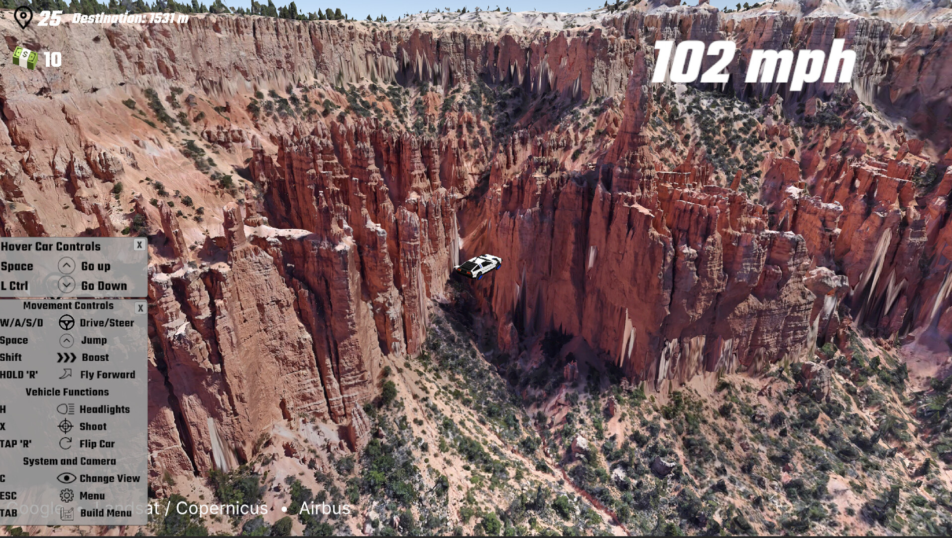 EarthKart: Google Maps Driving Simulator Screenshot 1