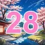 28 level completed icon