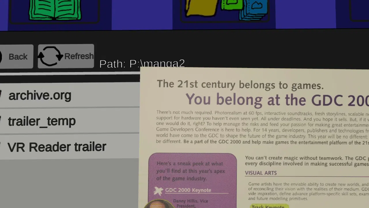 VR-Reader Screenshot 2