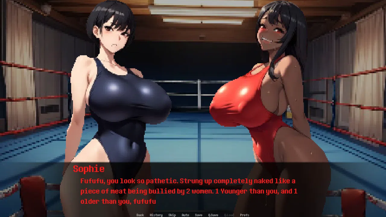 Femdom Girlfriend 3: My Sadistic Girlfriend and Her Friend Bully Me In Their Swimsuits Screenshot 3