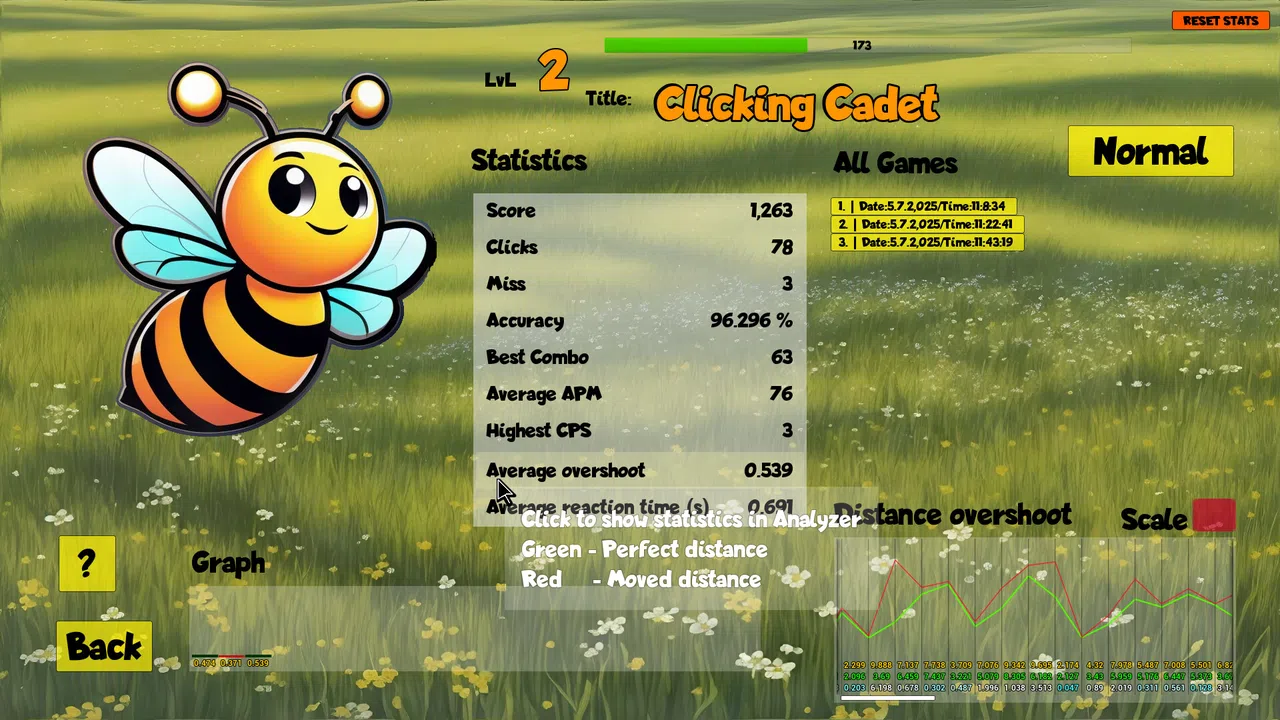 Aim Trainer Bee Pro Screenshot 5
