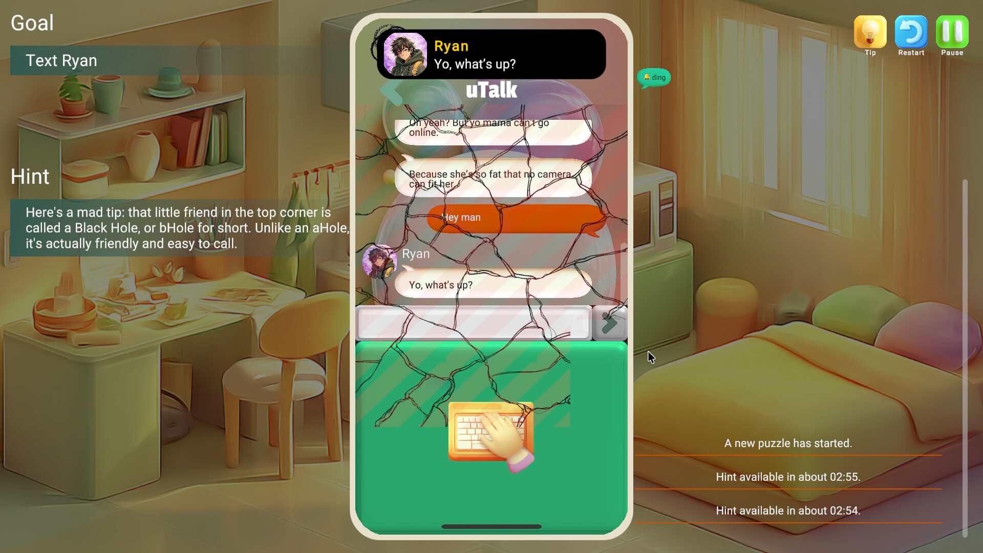 Smashing My Phone: Broken-Screen Diaries Screenshot 1