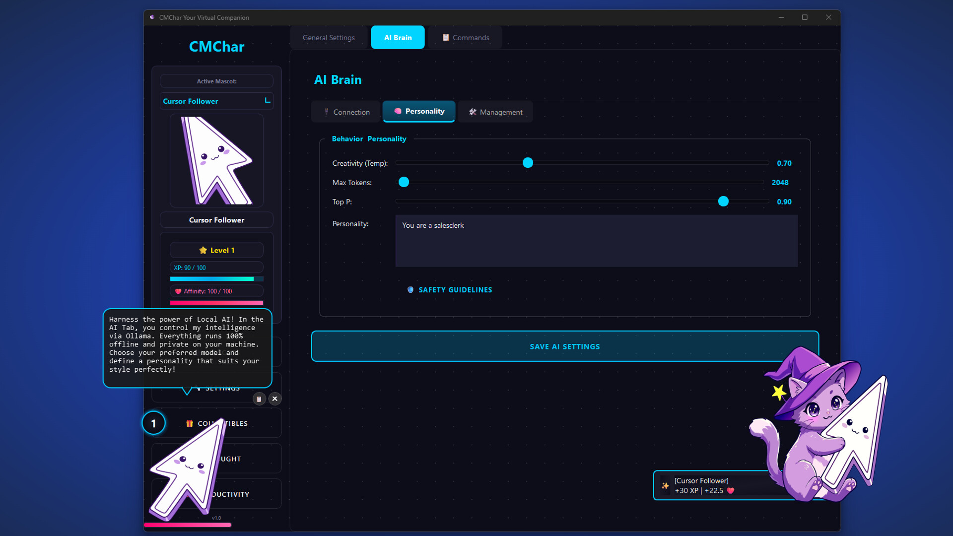 CMChar: Your Virtual Companion Screenshot 1