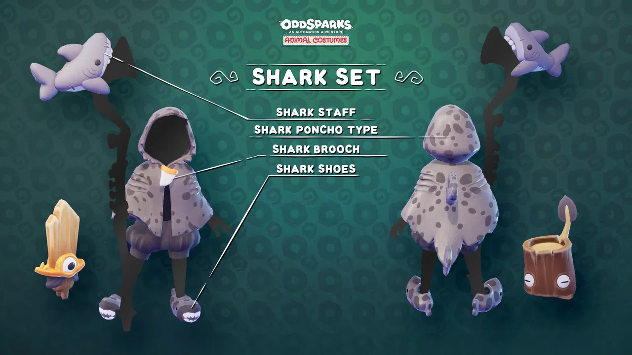 Oddsparks: An Automation Adventure - Tailor's Animal Costumes Pack Screenshot 6