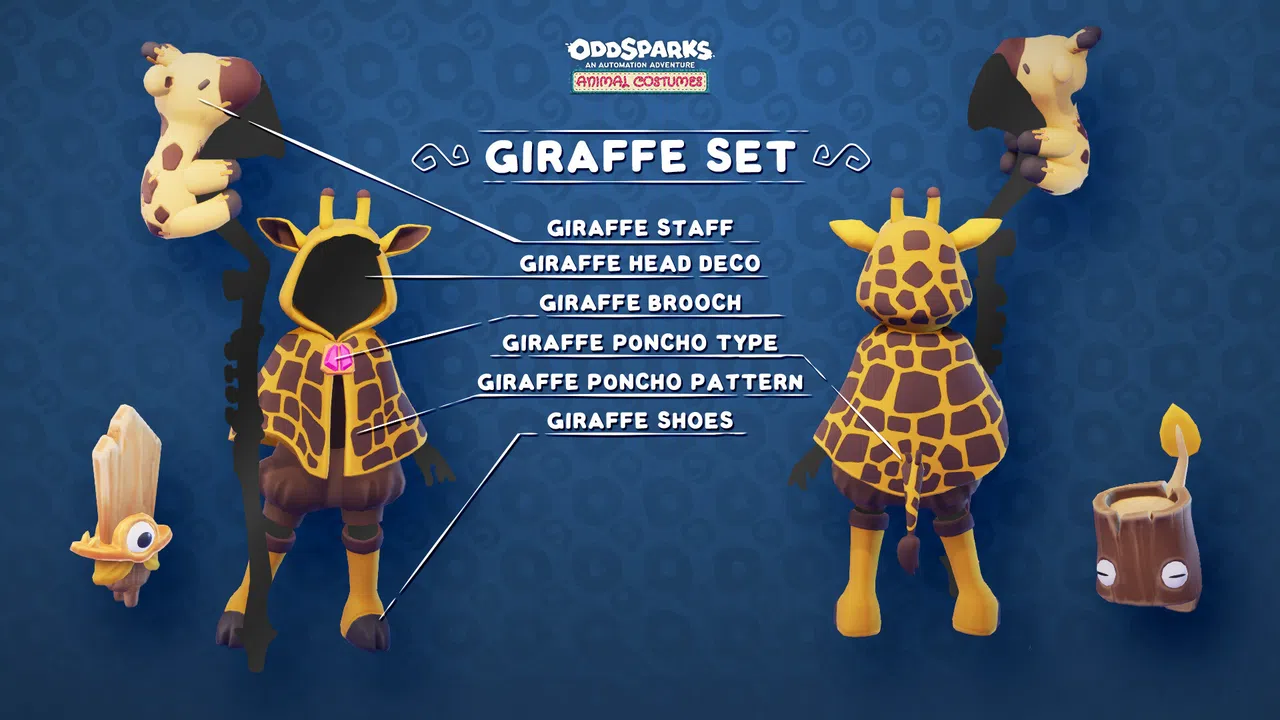 Oddsparks: An Automation Adventure - Tailor's Animal Costumes Pack Screenshot 2