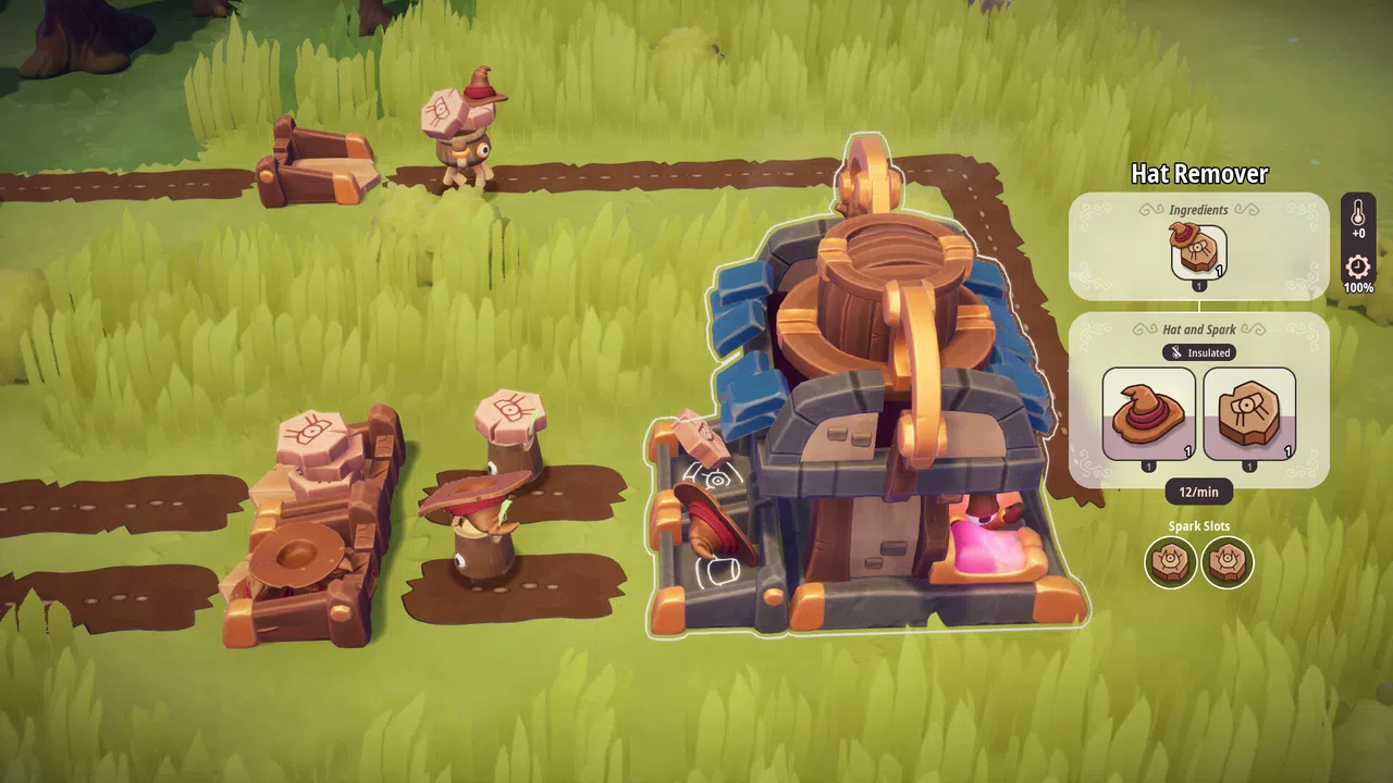 Oddsparks: An Automation Adventure - Hats & Helmets Screenshot 2