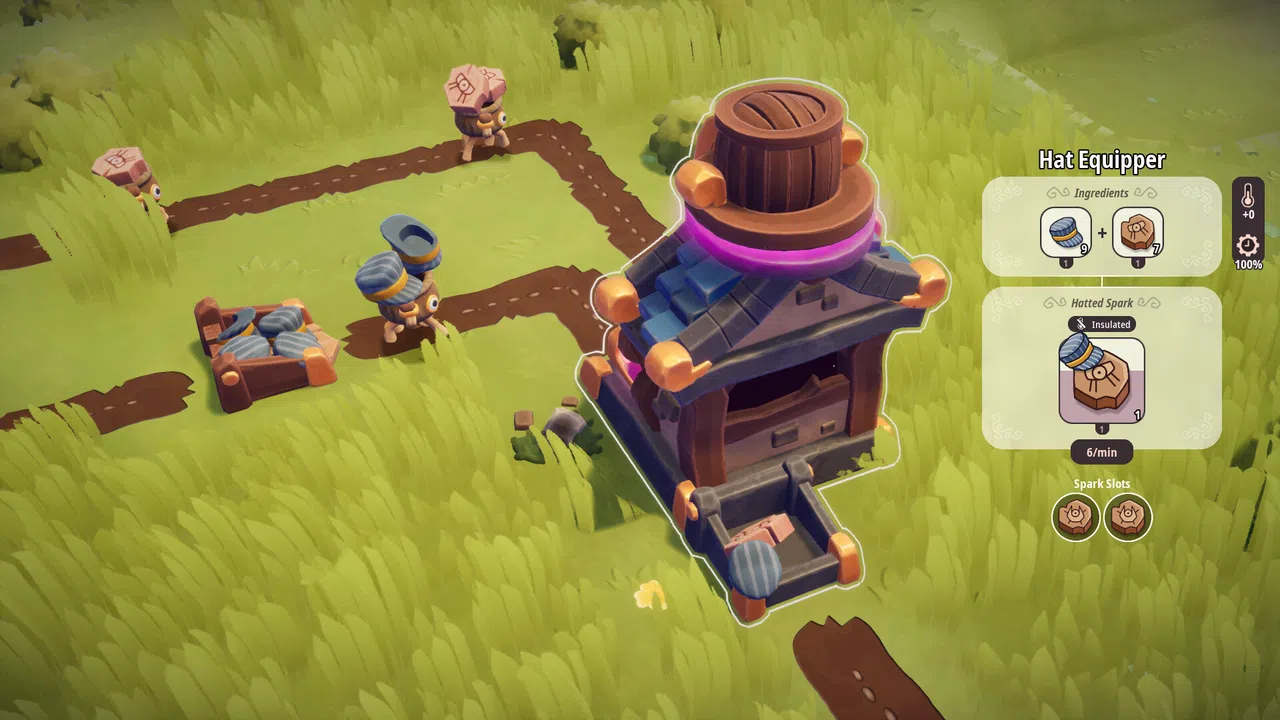 Oddsparks: An Automation Adventure - Hats & Helmets Screenshot 1