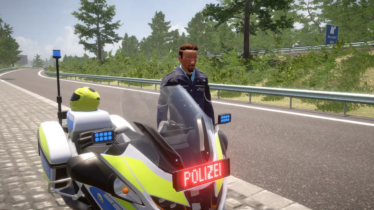Autobahn Police Simulator 3 - Police Motorcycle Screenshot 2