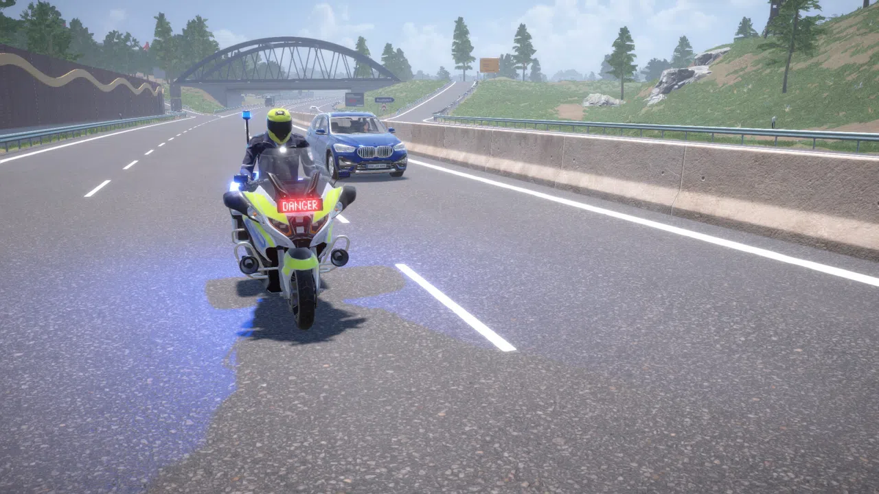 Autobahn Police Simulator 3 - Police Motorcycle Screenshot 4