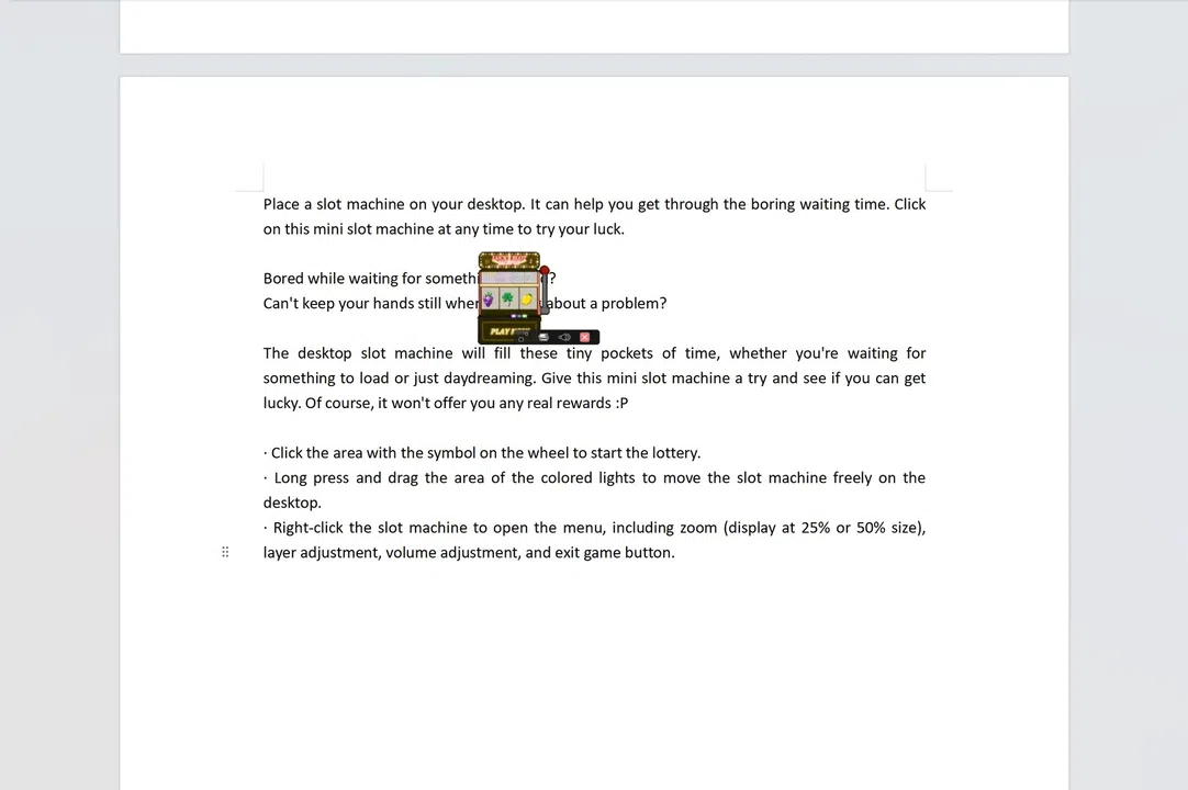 Desktop Slot Screenshot 3