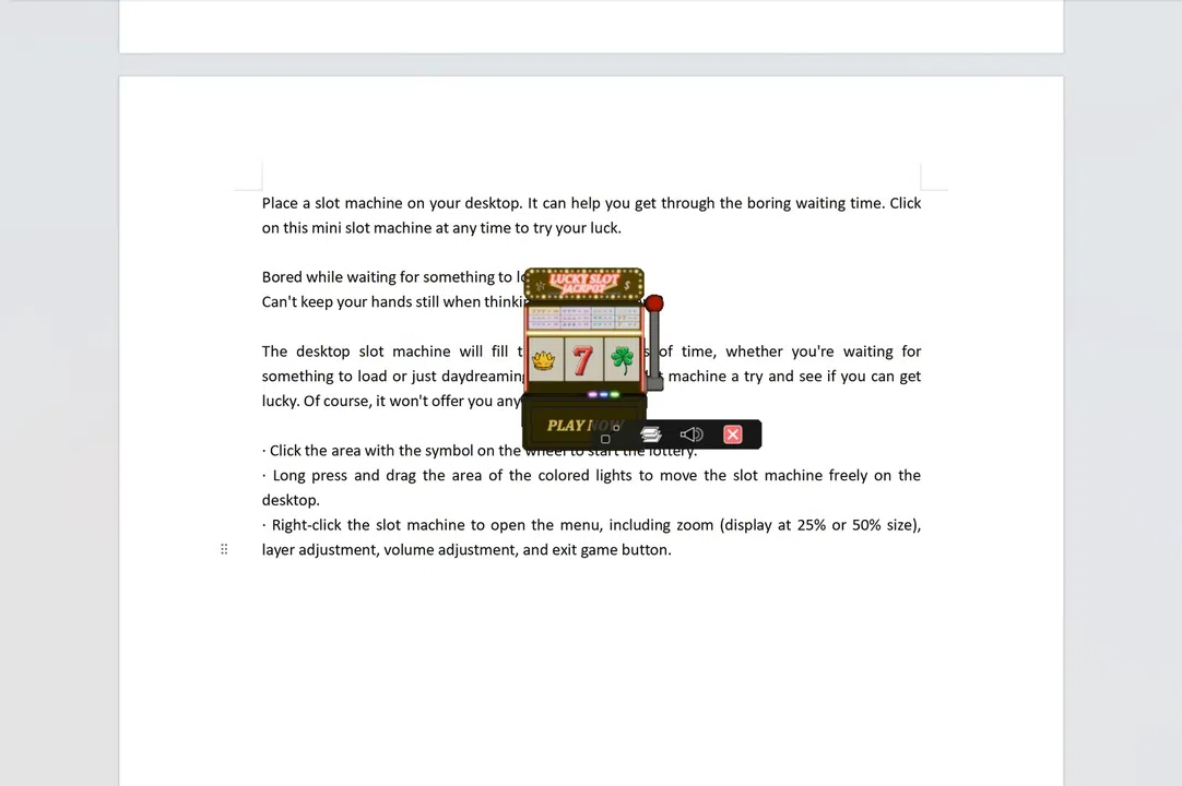 Desktop Slot Screenshot 2