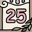 Twenty-five cats icon