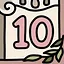 Ten cats icon