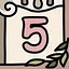 Five cats icon