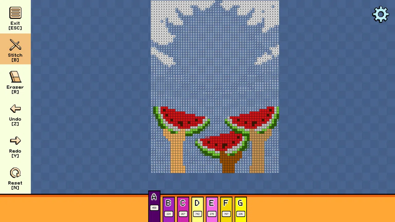 Pixel Cross Stitch - Summer Pack 2 Screenshot 0
