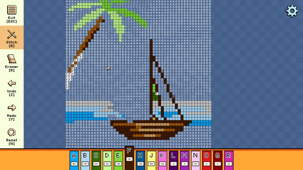 Pixel Cross Stitch - Summer Pack 3 Screenshot 0