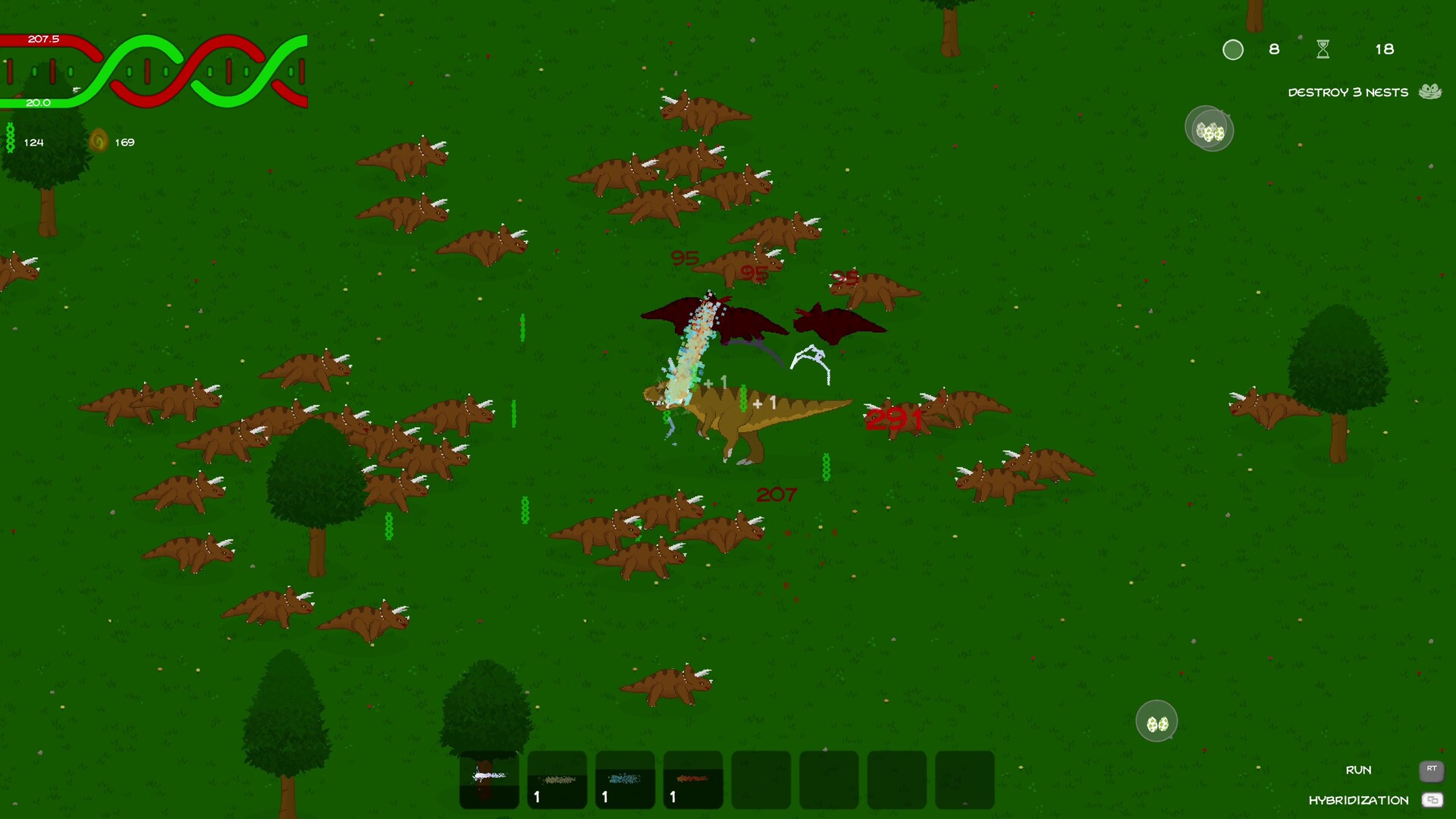 DinoSwarm Screenshot 2