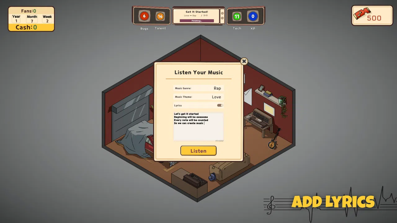 Music Producer Tycoon Demo Screenshot 3