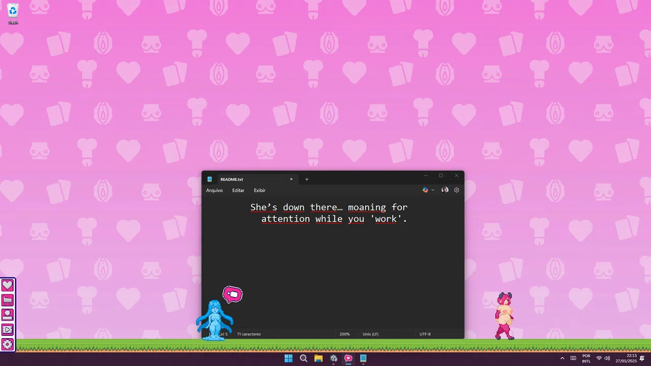 Hentai At Your Desk Screenshot 0