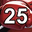 25 level completed icon