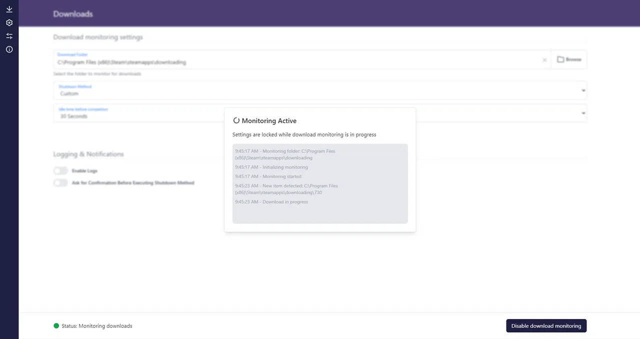 IdleDownloadManager Screenshot 2