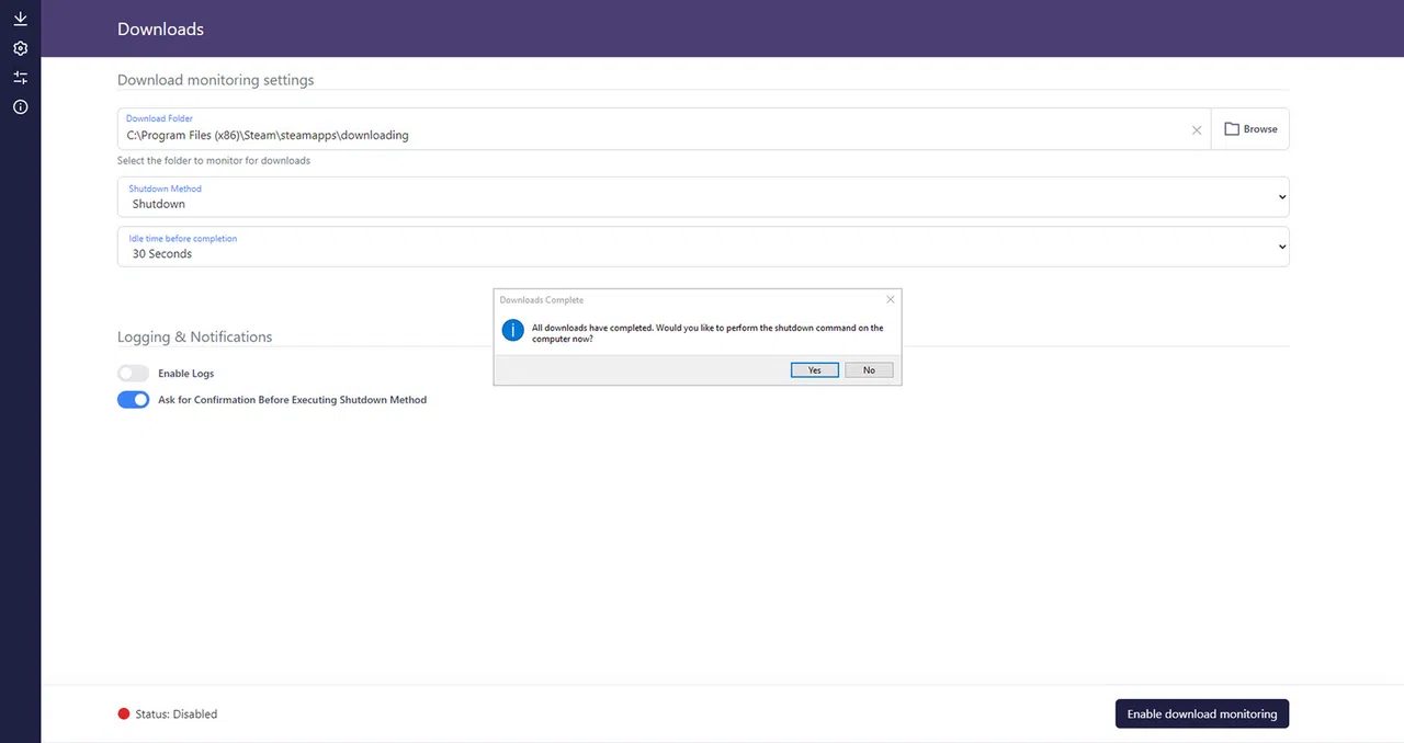 IdleDownloadManager Screenshot 3