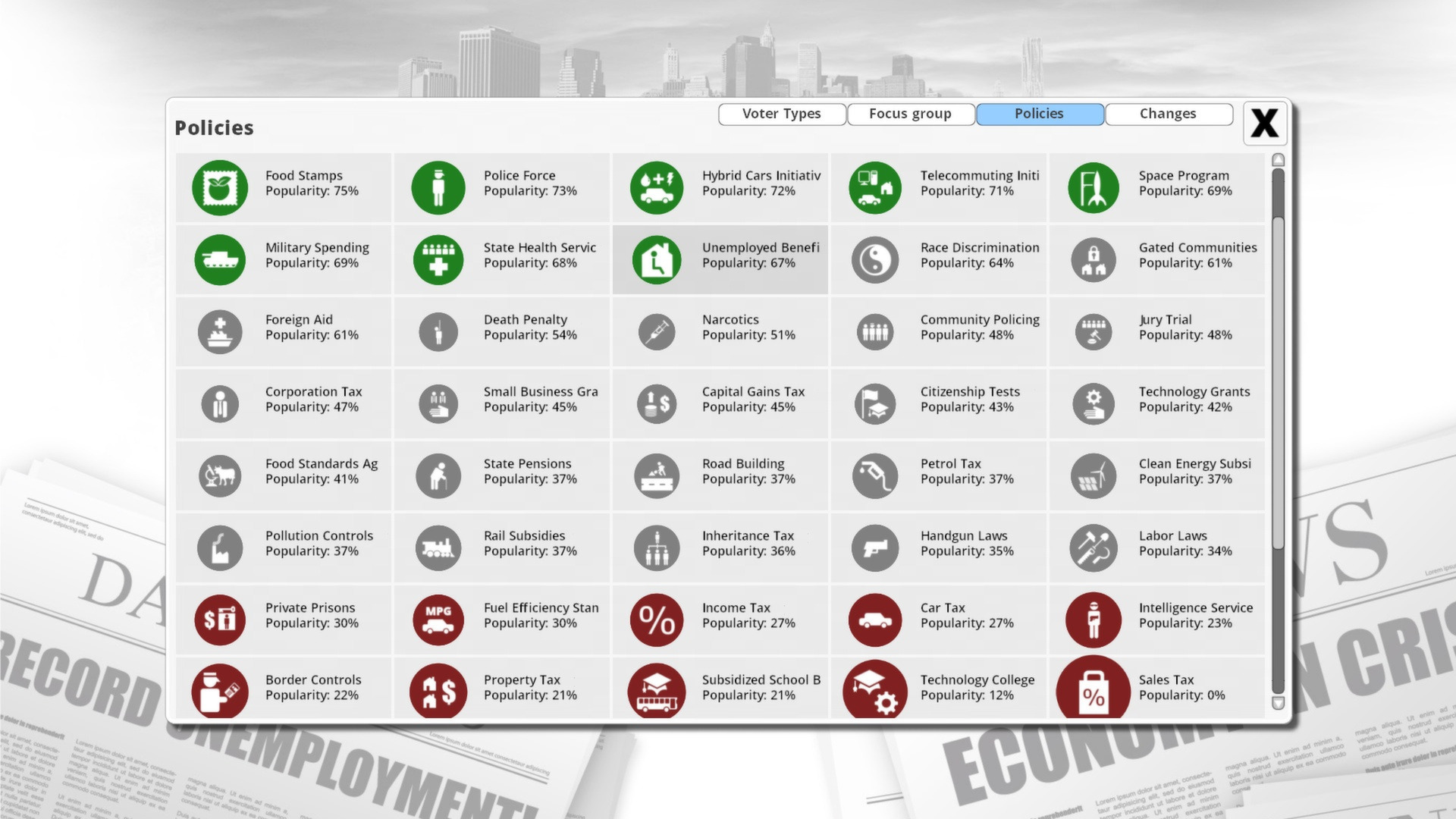 Democracy 3 Screenshot 10