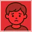 The missing boy icon