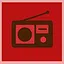 Scheduled radio icon