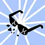 Broken sunglasses icon
