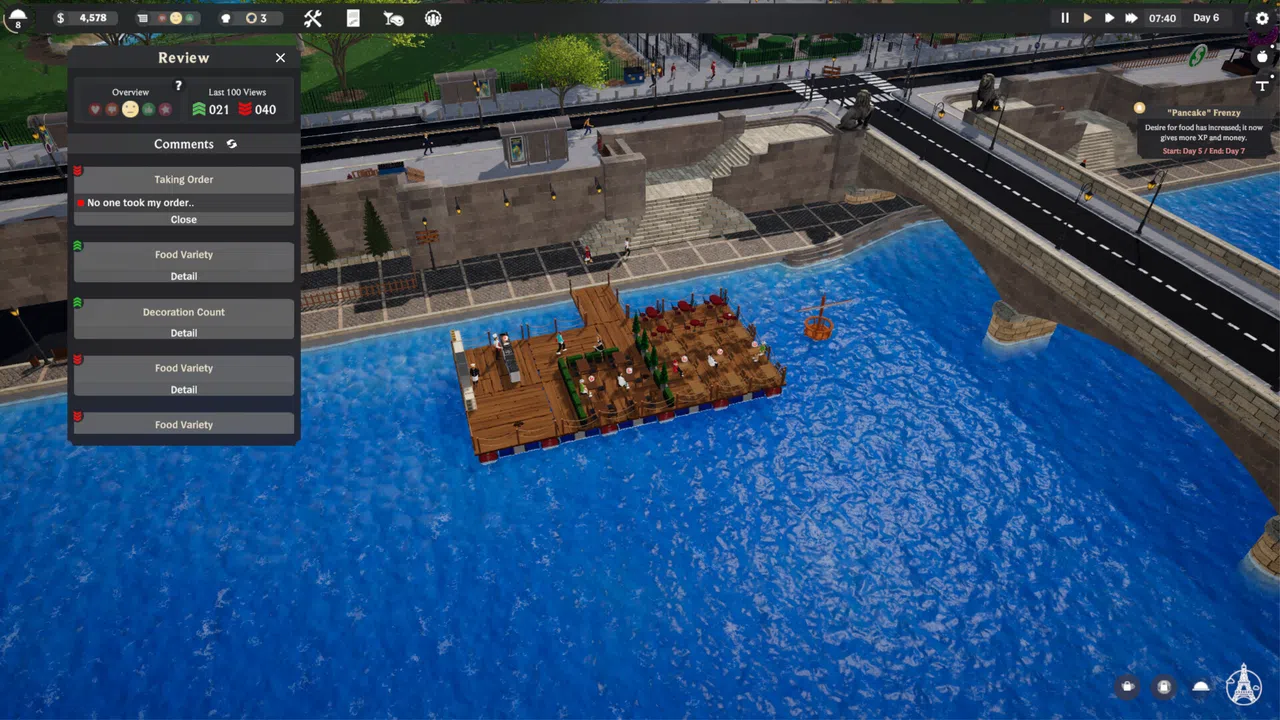 GastroCity: A Restaurant Tycoon Game Screenshot 1