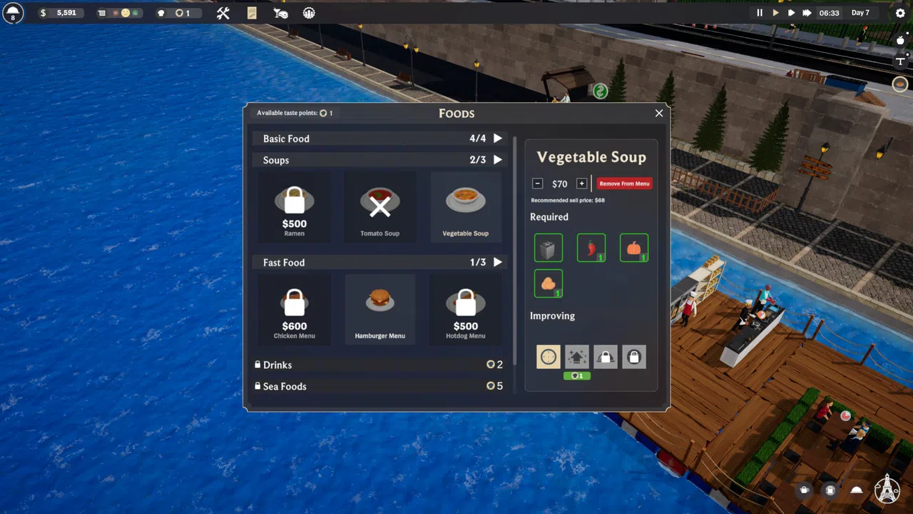 GastroCity: A Restaurant Tycoon Game Screenshot 2