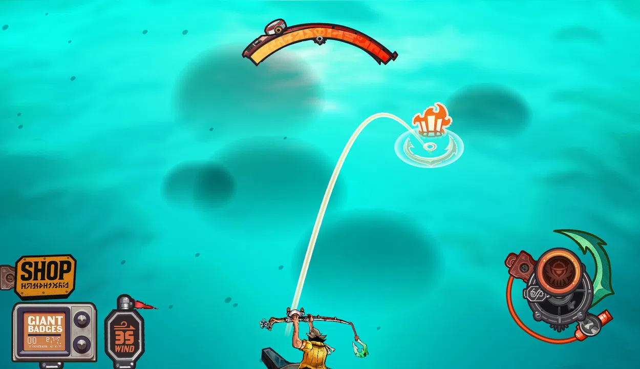 OHAYO GIANTHOOK!: Monster Fishing Adventure Screenshot 1
