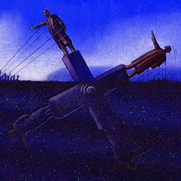 The East is blue icon