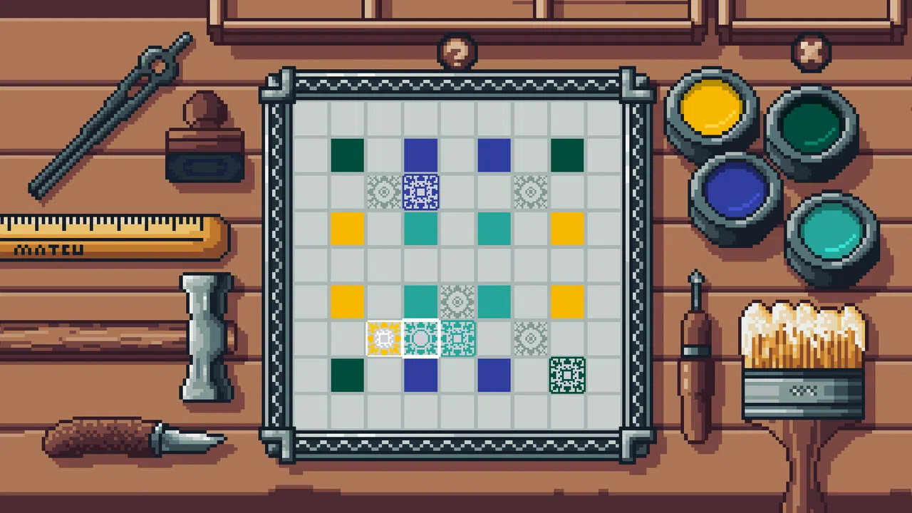 Tezzel: The Tilemaker's Tale Demo Screenshot 4