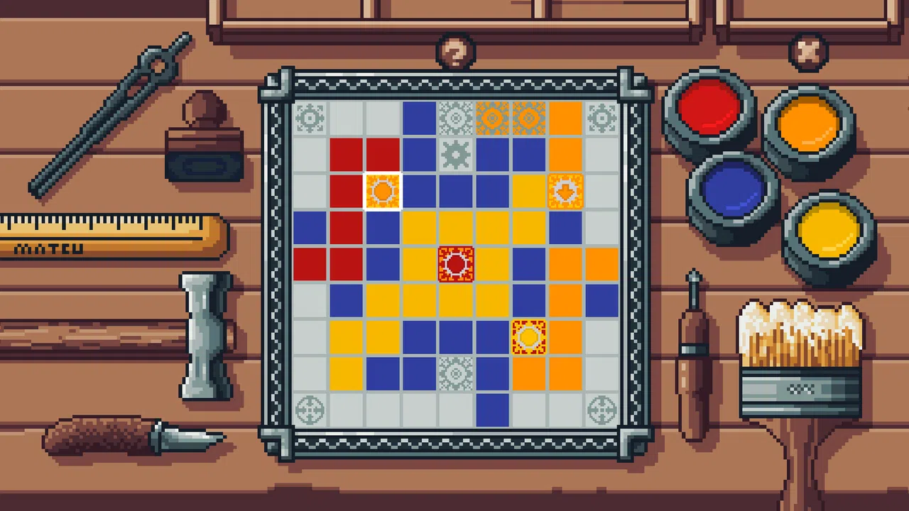 Tezzel: The Tilemaker's Tale Demo Screenshot 1
