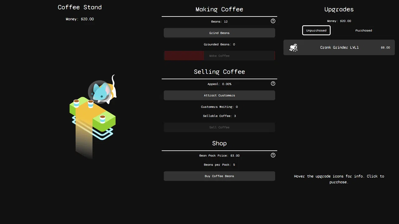 Galactic Coffee Shop Screenshot 0