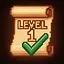 Level 1 Finished icon