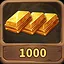 Collect 1000 Gold icon