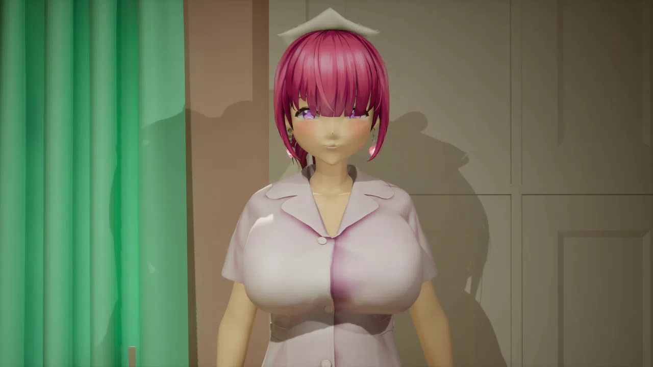 Ejaculation Treatment by Nurse Luna with her Bursting Tits, in a Sexual Treatment Ward! ～3DCG Animation Animation～ Screenshot 1