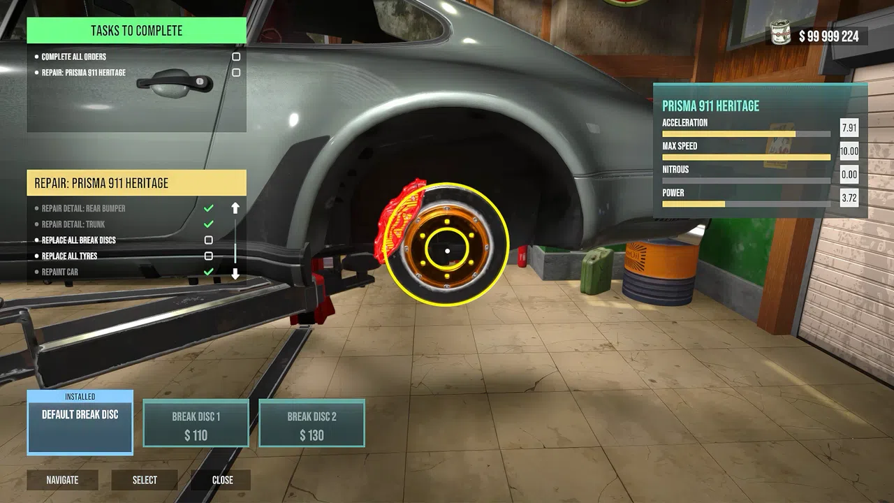 Car Tuning Garage Simulator Screenshot 2