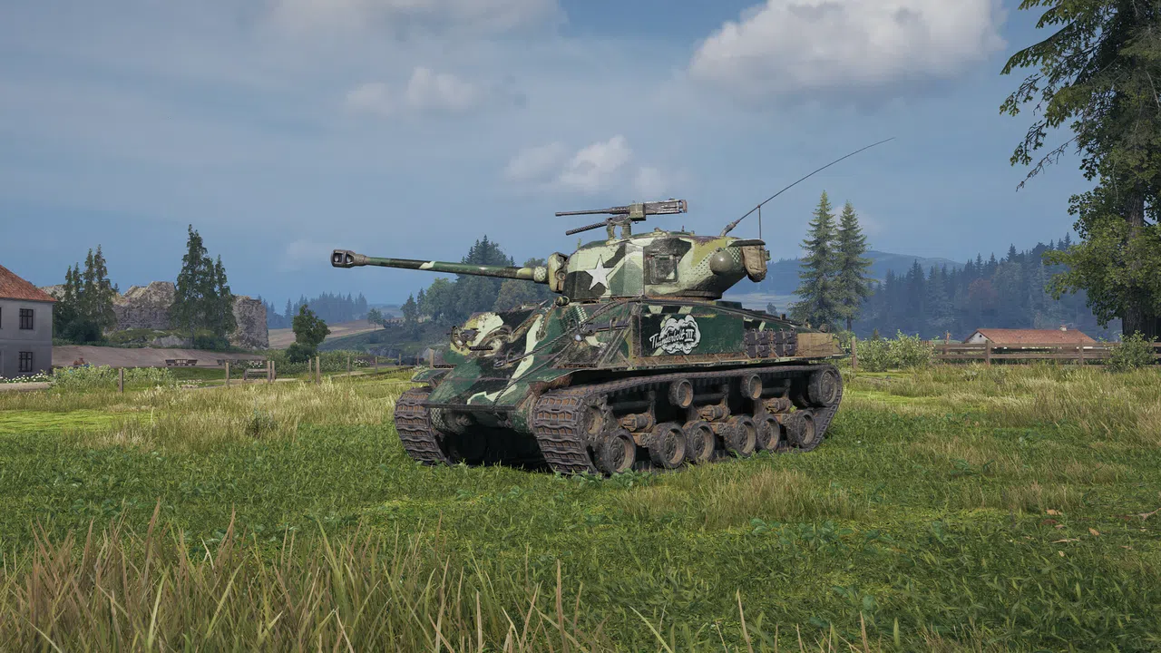 World of Tanks — M4A3E8 Thunderbolt VII Pack (VI American Medium Tank)  Screenshot 3