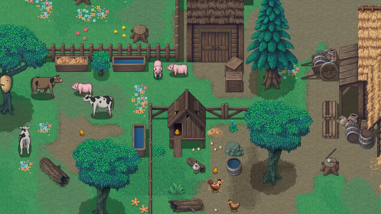 RPG Maker MZ - Winlu Fantasy Exterior Add-on: Farm Tiles Screenshot 2
