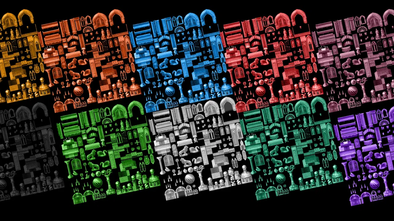 RPG Maker MV - KR Crystal Castle Tileset Screenshot 2