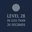 Finish Level 28 in less than 26 seconds icon