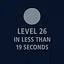 Finish Level 26 in less than 19 seconds icon