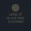 Finish Level 17 in less than 23 seconds icon