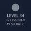 Finish Level 34 in less than 19 seconds icon